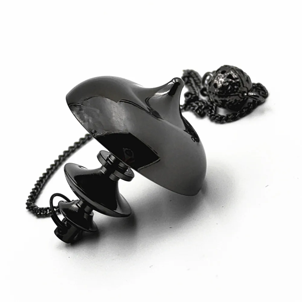 SongLong Healing Brass Metal Pendulums for Divination, High Energy Pendulo de Mesa Meditation Pendulum, Cone Pendulum 5