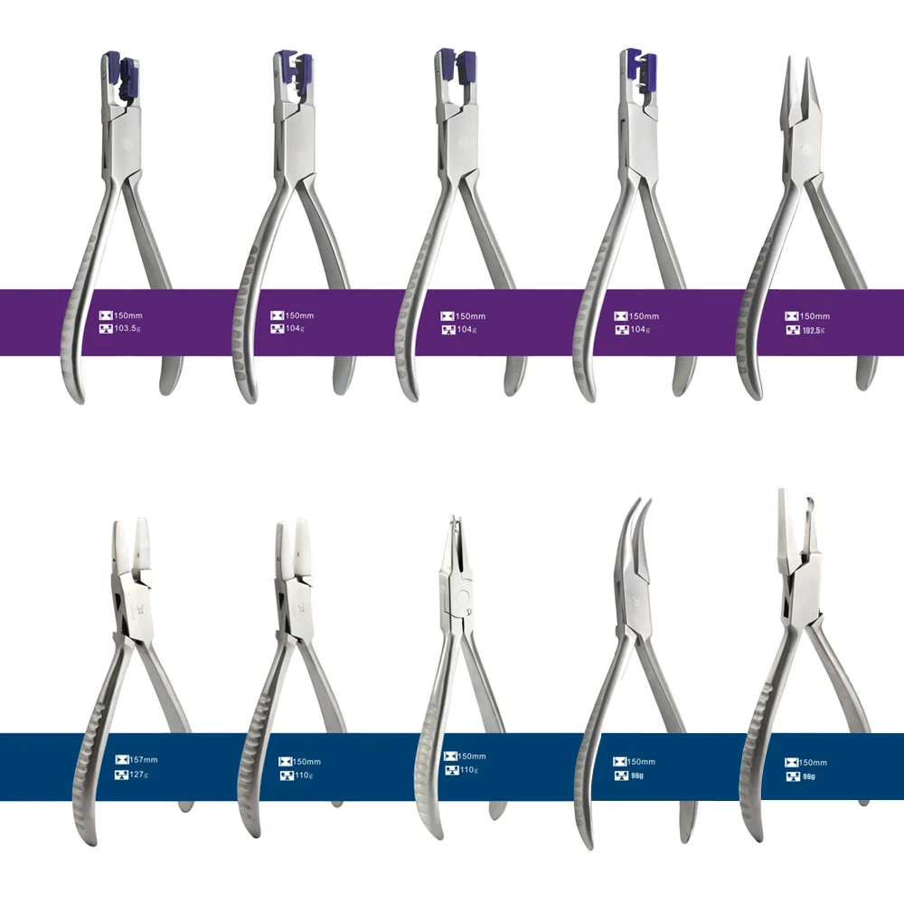 Stainless Steel Eyeglasses Spring Plier Glasses Nose Pad Multi Purpose Adjusting Plier Eyewear Repair Hand Tool