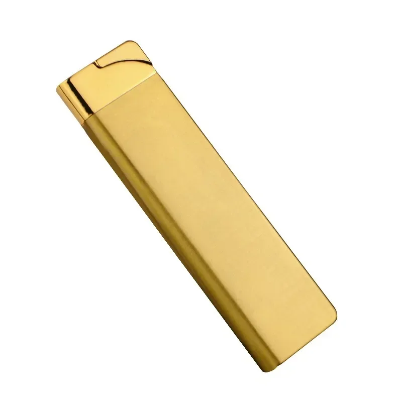 Mini Windproof Lighter butane gas lighter cigarette lighter Green Flame Refillable Butane Gas Lighter Simple Cigarette Lighters Smoking Accessories Men Women