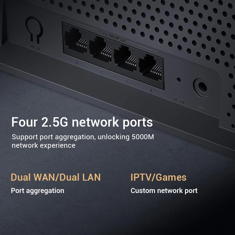 Xiaomi Router BE6500 WiFi 7 2.4GHz 5.0GHz Dual Band WiFi 7 512MB RAM Repeater 2.5G Port 6 Independent Signal Amplifiers Mesh 2