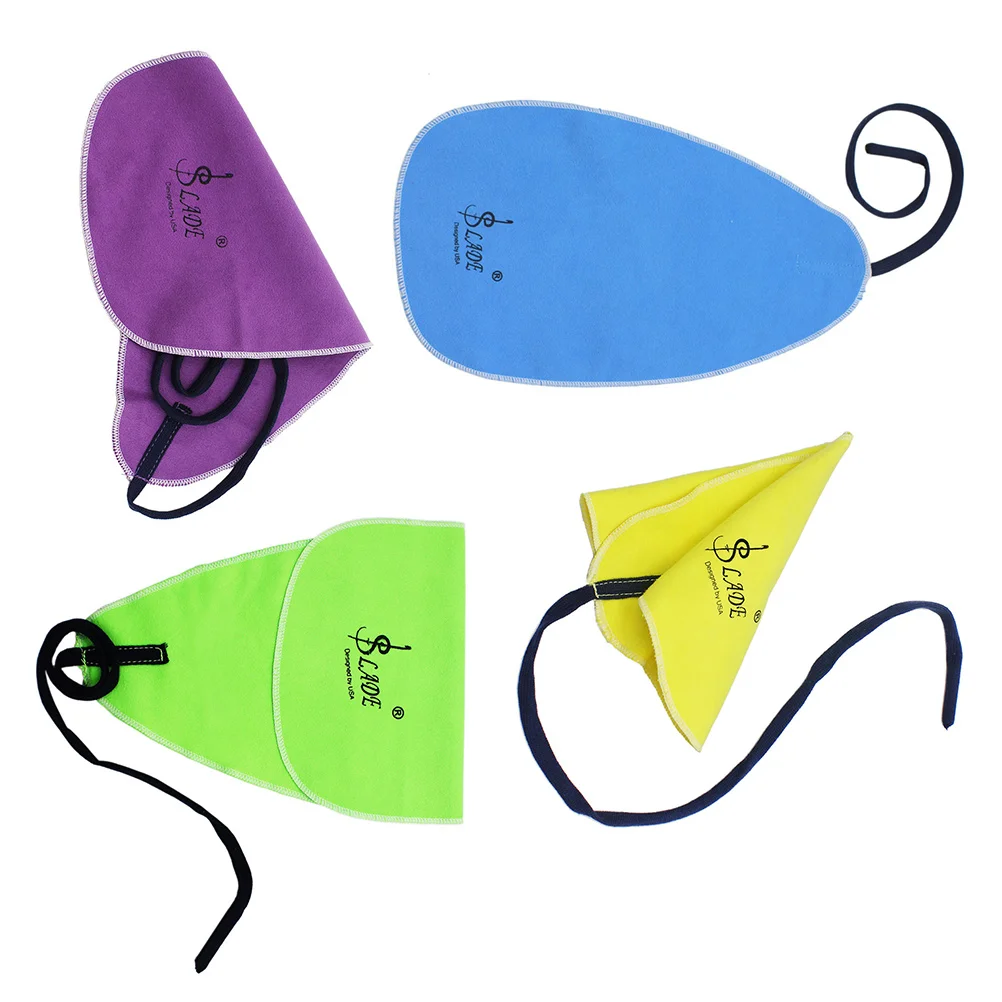 

4pcs Wind Instrument Inside Tube Cleaning Cloth Saxophone Cleaner Wiping Cloth