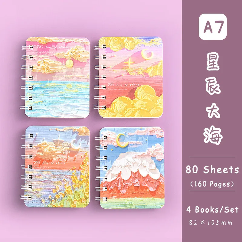 Nanajorwa 100 Pack A5 Colorful Ruled Lned Mn Notebook Journals Bulk