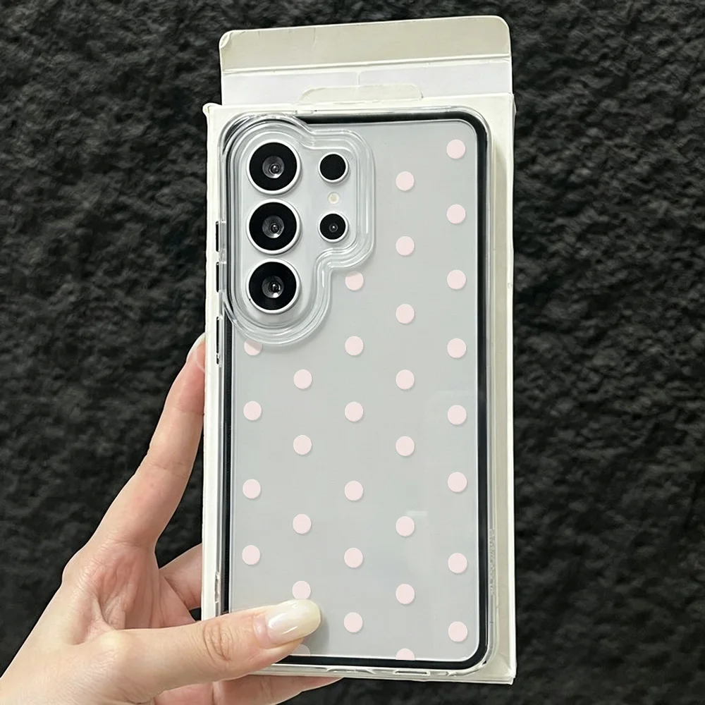 Glossy Cute Polka Dot Phone Case