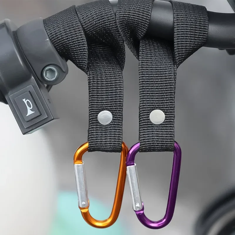 Motorcycle Hook Electric Scooter Front Hook Aluminum Alloy Handlebar Hook for Bicycle Baby Cart Baby Stroller D-hook Hanger