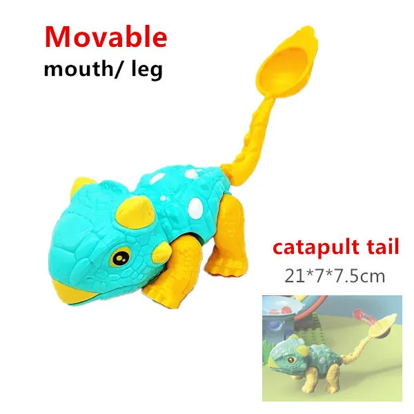 thumbnail image 1 of Bloques de construcción grandes para carreras de canicas, bolas rodantes locas, tobogán compatible con dinosaurios, túneles, piezas de ladrillos de animales, accesorios, juguetes para niños, 1 of 5