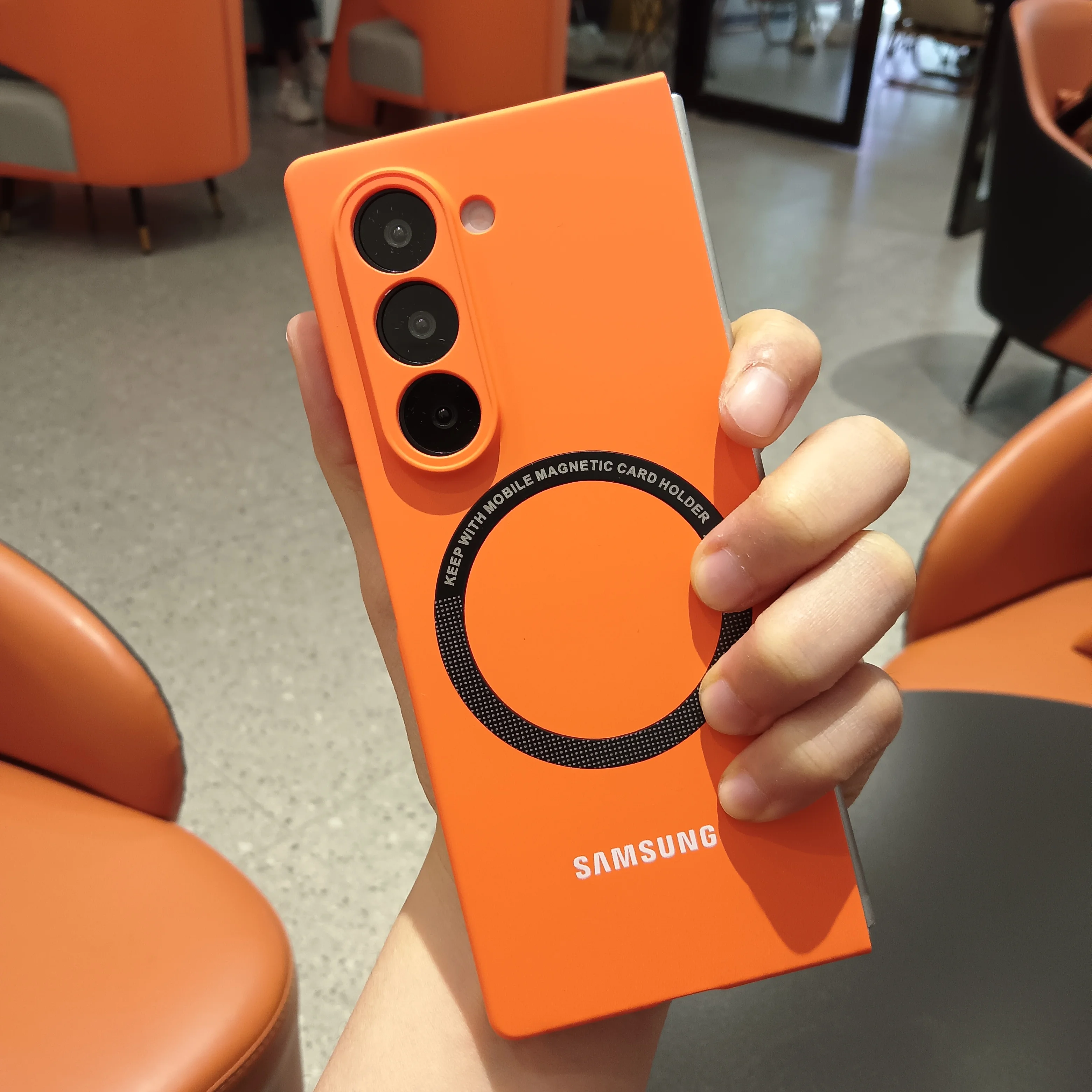 Ultra Thin Magnetic Wireless Charging Case with Skin Feel for Samsung Galaxy Z Fold