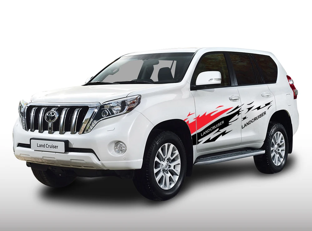 Auto aufkleber für Toyota Land Cruiser 70 90 lc100 lc200 lc300 Styling personal isierte benutzer definierte Vinyl Aufkleber Zubehör – Detail 1