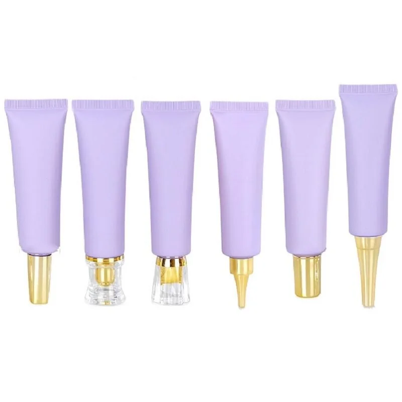 30ml/g Empty Squeeze Tube Matte Purple Hand Cream Plastic Bottle Eye Cream Tube Makeup Soft