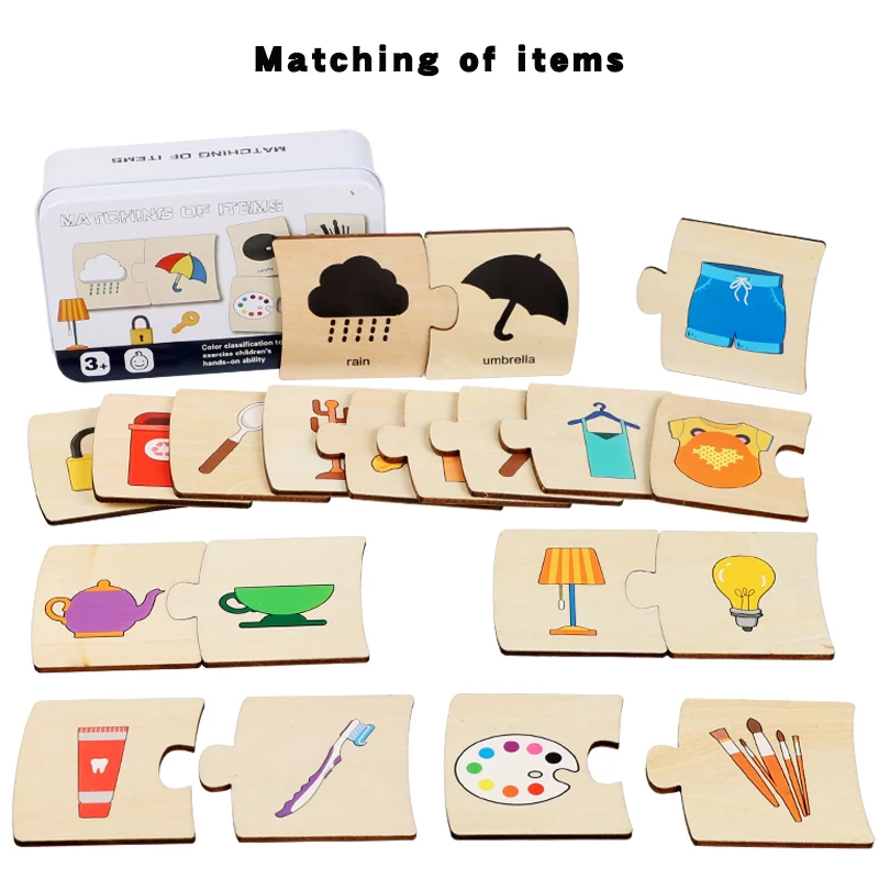 Engaging Wooden Learning Toy – Fun Animal and Number Matching Game for Shape Recognition and Early Math Skills for Children