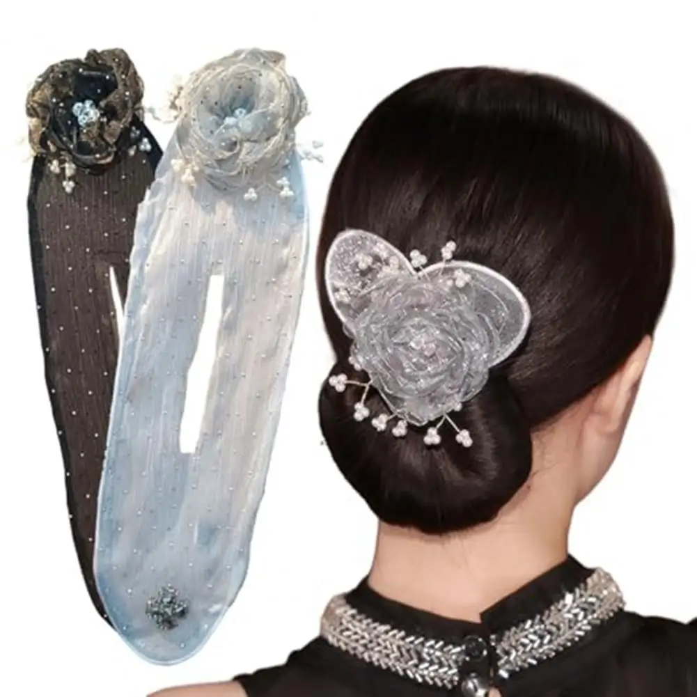 Lazy Curling Iron Floral Hair Bun Maker Per Le Donne Easy Roll Tool Per Lo Styling Dei Capelli Lunghi Lazy Bigodino Twister Accessorio Per Ragazze