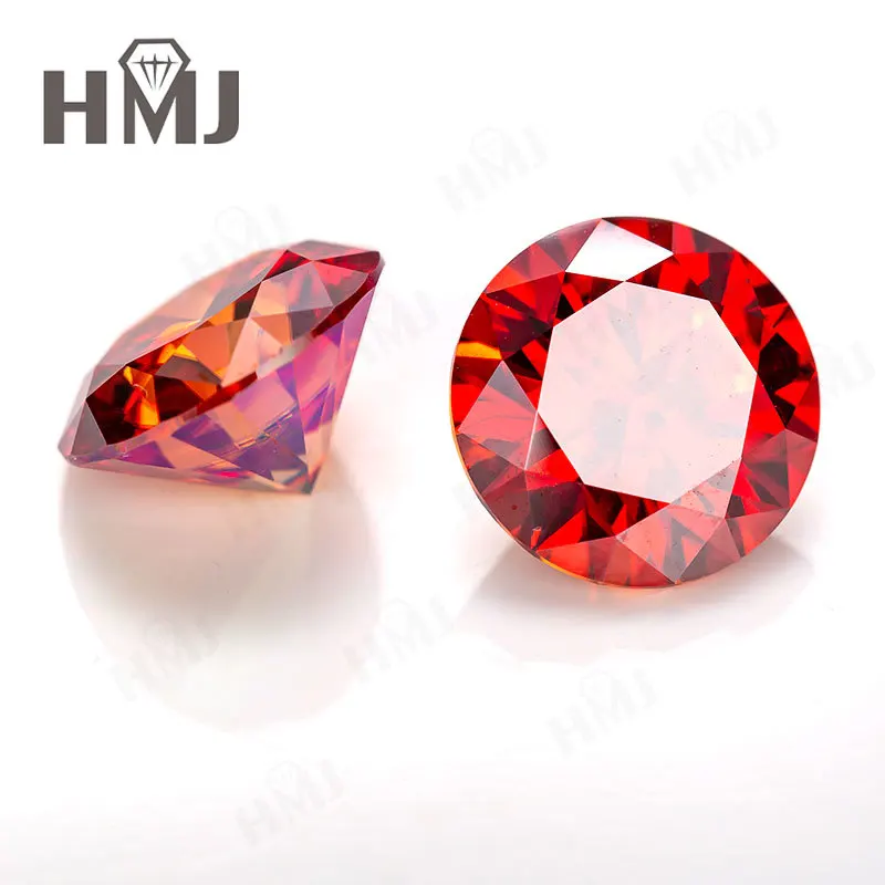 0,5-10ct Laborgezüchteter Moissanit in Grau, Champagner, Gold, Gelb, Granatapfelrot, Rundschliff, Ringe, Ohrringe, Perlenherstellung, DIY-Geschenk – Detail 20