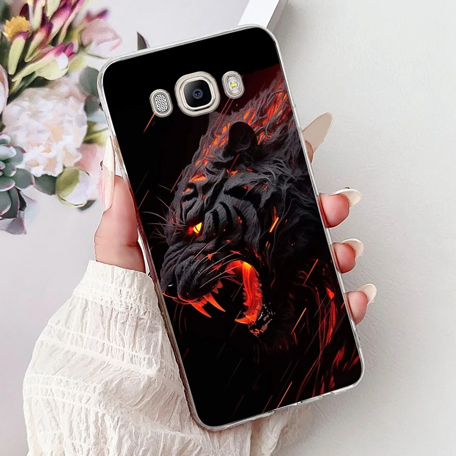 Luxury Painted Soft Silicone Phone Case - Elegant Design Cover