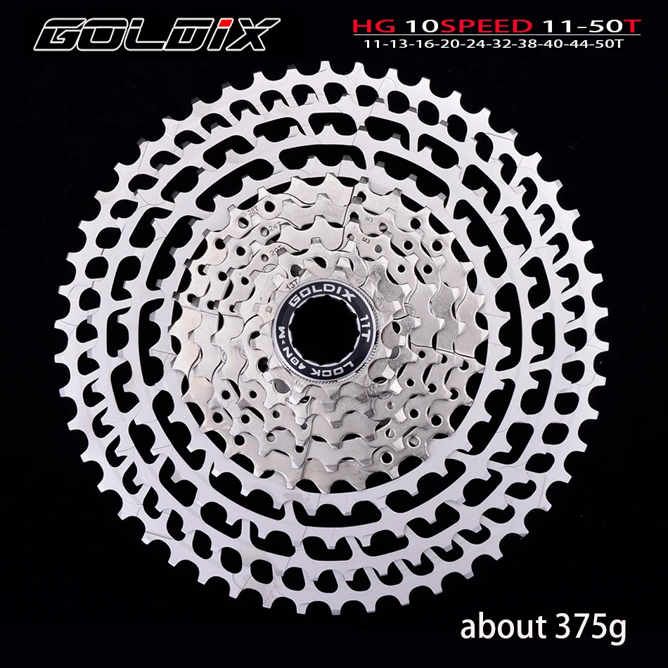 GOLDIX Ultralight MTB Cassette CNC 10/11/12Speed 46-52T HG