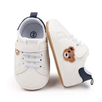 Nuove scarpe da bambino Ragazzi Ragazze Moda classica Sport Scarpe da ginnastica casual Neonato Primo camminatore Bambino Suola morbida Scarpe da passeggio antiscivolo 1