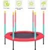 5FT Trampoline with Safety Enclosure Net, Parent-Child Interactive Game Fitness Trampoline Toy 4