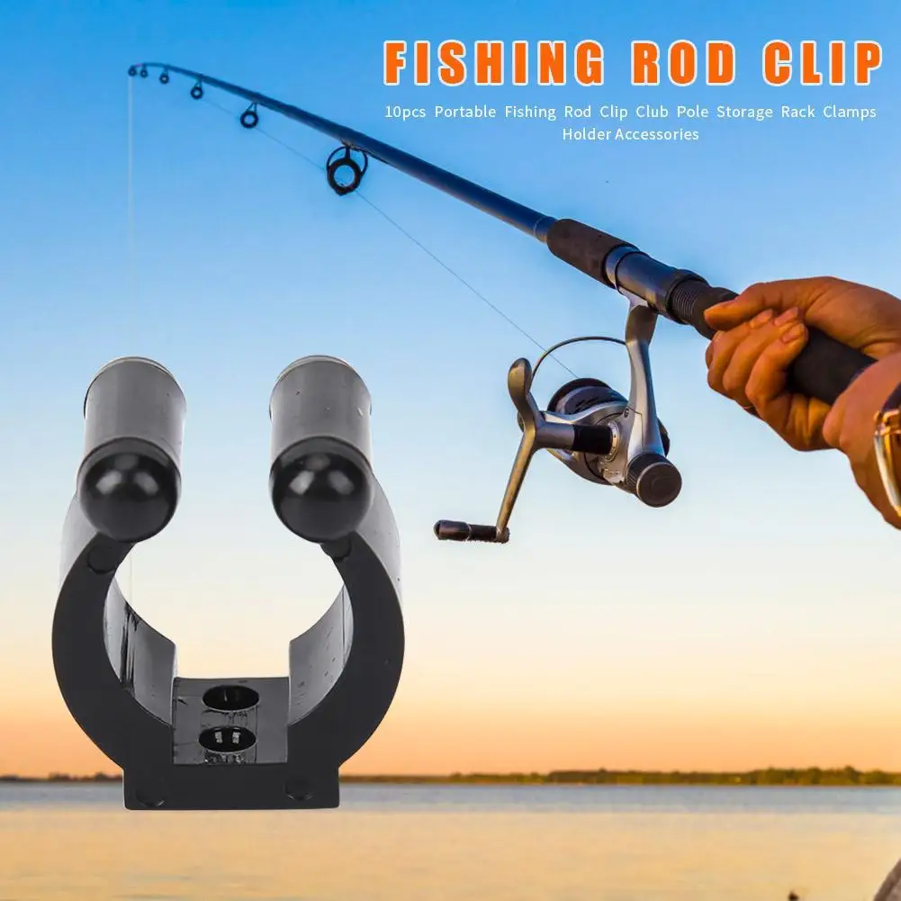 Fishing Rod Holder Fishing Rod Bracket Fishing Rod Support Fishing Rod Rest Fishing Gear Accessories Durable Fishing Rod Clamp-Perfect Storage Rack Holder for Fishing Enthusiasts