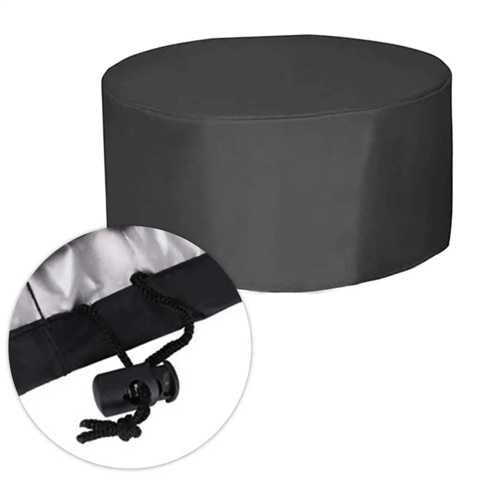 Outdoor Table Cover Round ,Round Patio Table Cover, 210D Oxford Cloth,Outdoor Chair Set Cover for Lawn