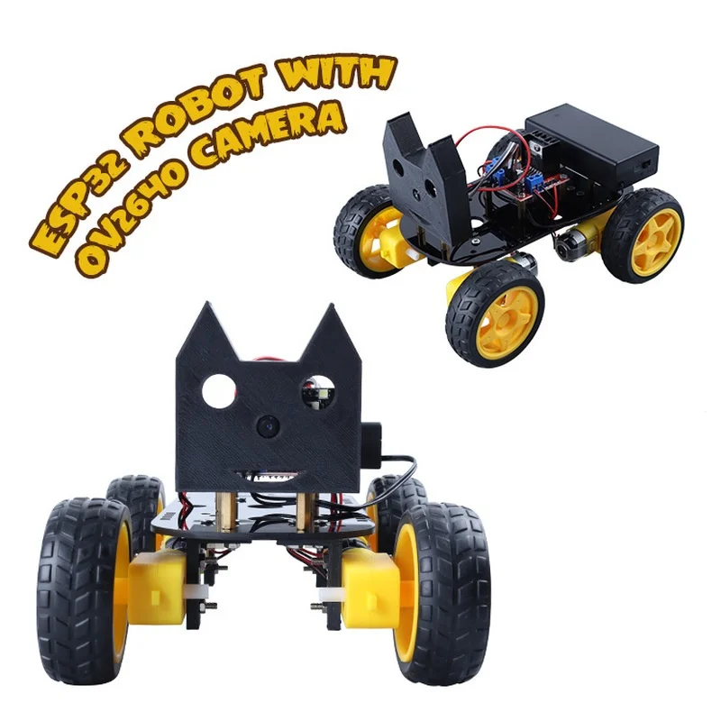 ESP32 AI 로봇 스마트 코딩 프로그래밍 가능 교육용 키트 DIY STEM 장난감 (성인용, 오픈 소스 소프트웨어 포함) 로봇 조립 키트