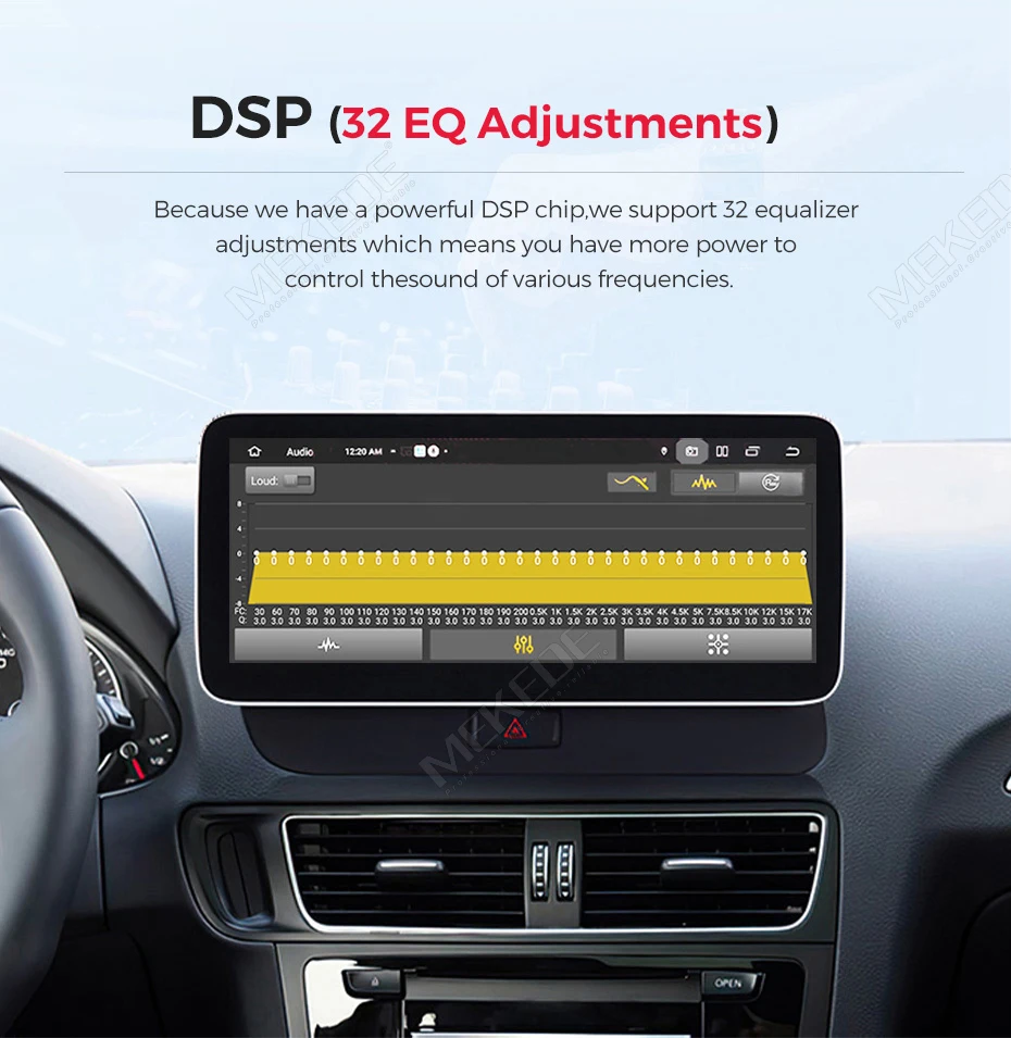 MEKEDE 10.25'' 8 Núcleos Para Audi A5 S5 B8 A4 A4L S4 2009-2017 Reproductor Multimedia Carplay Android Auto GPS DSP Autoradio Radio para Auto 5