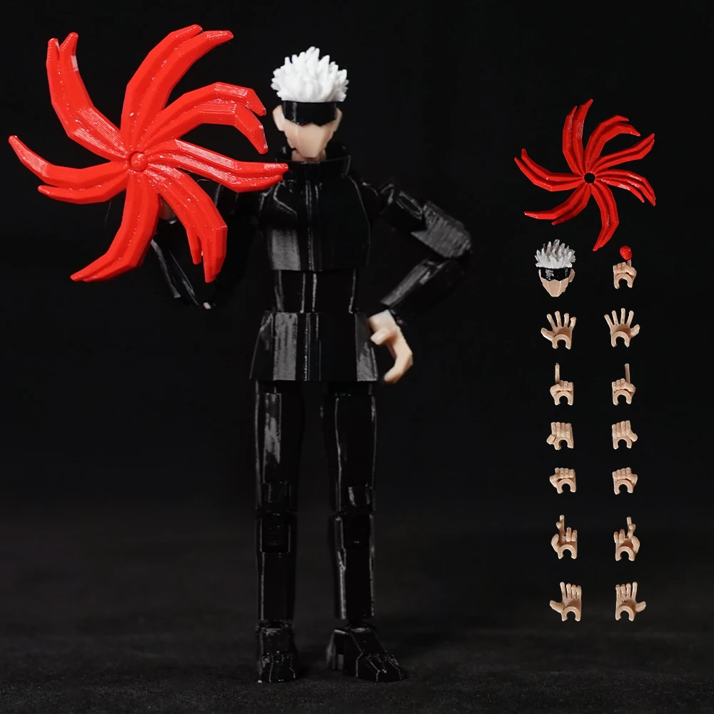 3D Printed Ryomen Sukuna Anime Shapeshifting Action Figure Ornaments