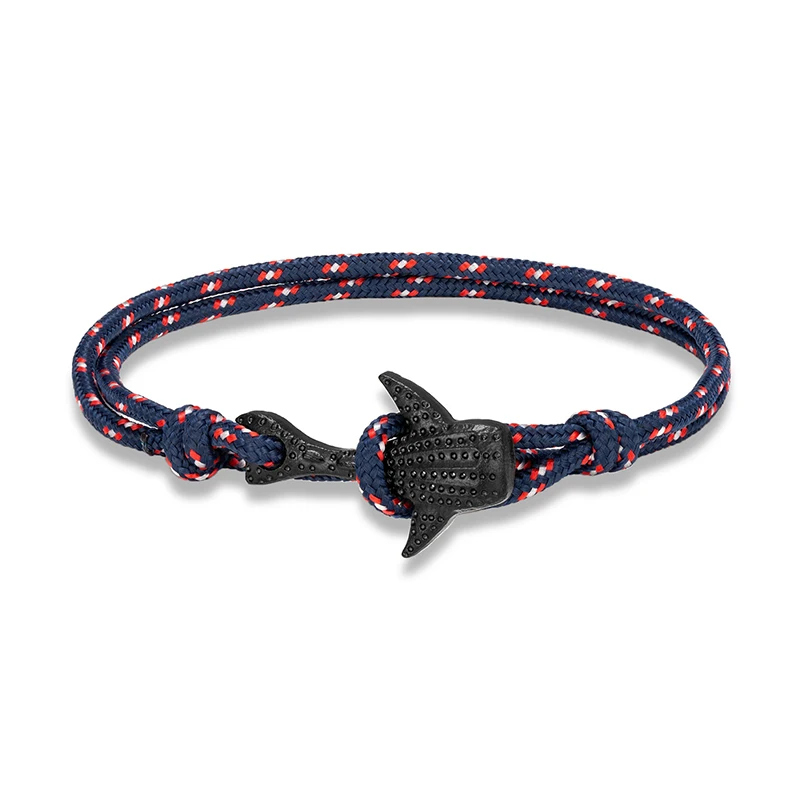 MKENDN Sommer Strand Stil Schwarz Wale Armband Männer Frauen Einstellbare Multilayer Glück Seil Ozean Liebhaber Surfer Armband Geschenke – Detail 11