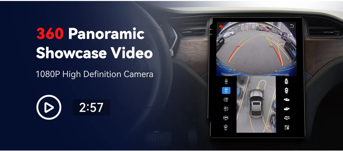 Hizpo Android 14 Autoradio für Ford Mustang 2010–2014 Audio-Multimedia-Player CarPlay Android Auto GPS BT 4F WIFI Autoradio AI – Detail 2