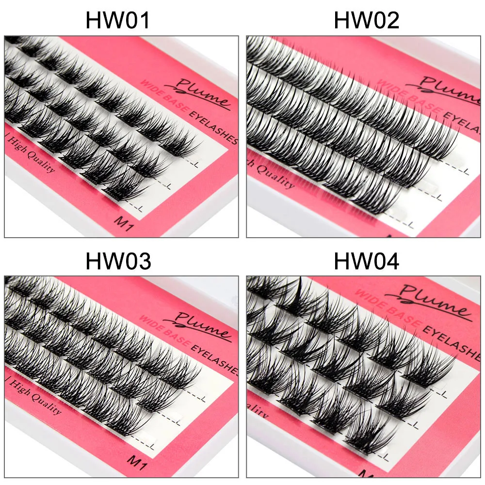 Moonlily 3D-Wimpernverlängerung aus Seide, lose segmentierte DIY-Cluster-Falsche Wimpern, superweicher, natürlicher Stil, persönliches Make-up, Zilien
