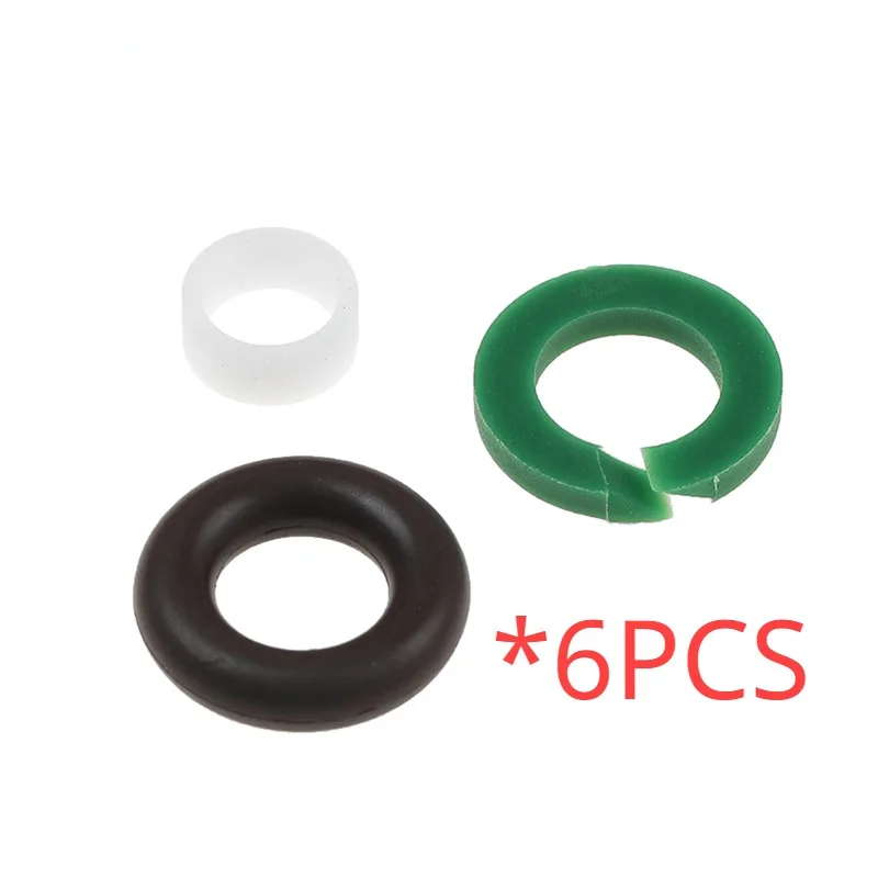 New Fuel Injector Seal Kit 6PCS For Audi A6 VW Touareg