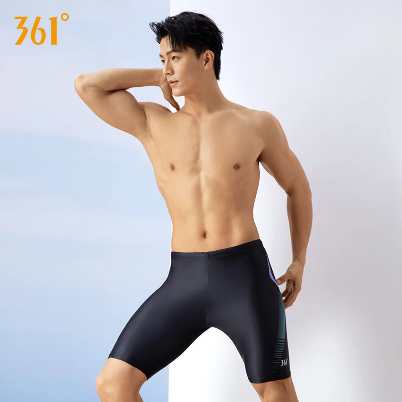 

361°Men Professional WaterProof Surfing Quick-Drying Swim Trunks Sun Protection Competitive Beach Shorts Bathing Boxer Briefs