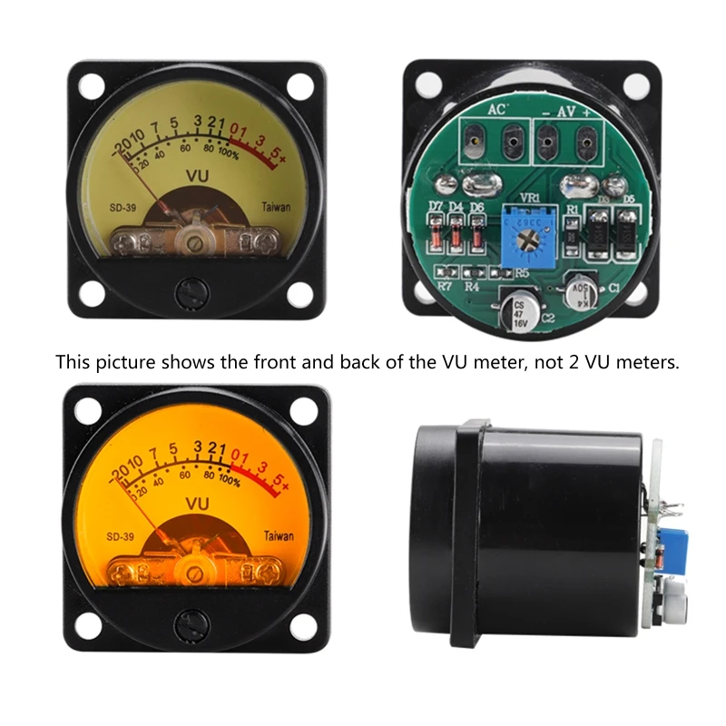 Y1Ud Vu Meter Warm Back Scheda Driver Amplificatore Livello Vu Panel Meter Livello