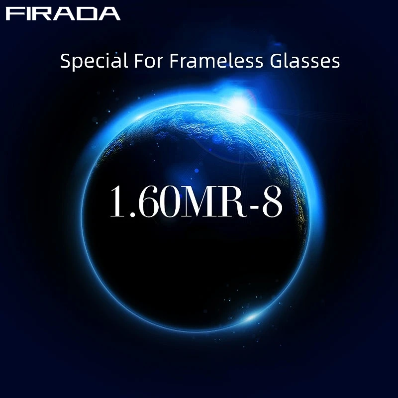 Prescription Lenses FIRADA 1.61 MR-8 Ultra-Hard Scratch Resistant UV400 Anti Blue Light Myopia Reading Optical
