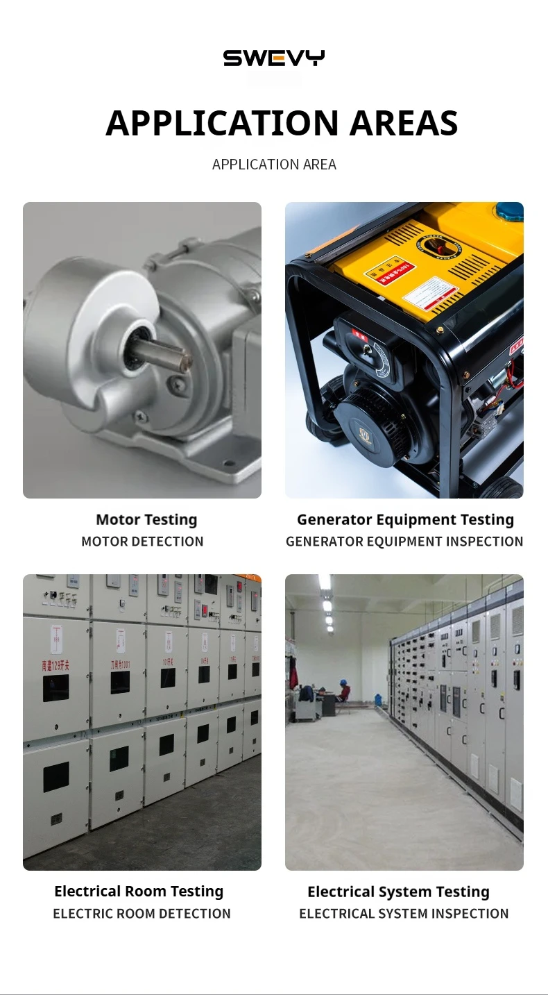 SWEVY Tragbarer Phasenfolgentester, 3-phasiges AC-Rotationsmessgerät, Spannungs-/Stromdetektor, Phasendrehungsanzeige für Elektro – Detail 7