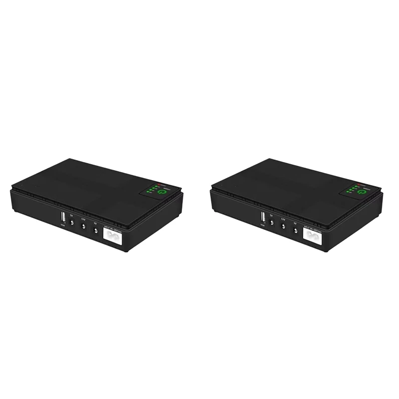 

2X 5V 9V 12V Uninterruptible Power Supply Mini UPS USB 10400Mah Battery Backup For Wifi Router CCTV(EU Plug)