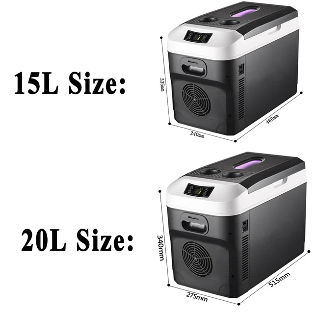 Mini nevera para el hogar y el coche, refrigerador de 24L, 12/24V,  110/220V, congelador, calentador, caja de almacenamiento de alimentos para  coche, hogar, Camping, Pinic - AliExpress