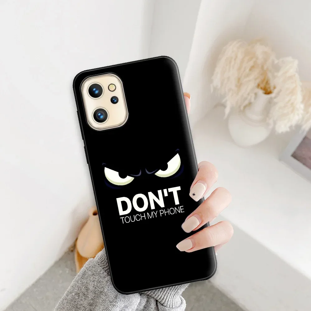 Artistic Soft Silicone Black Phone Bumper Case Cover
