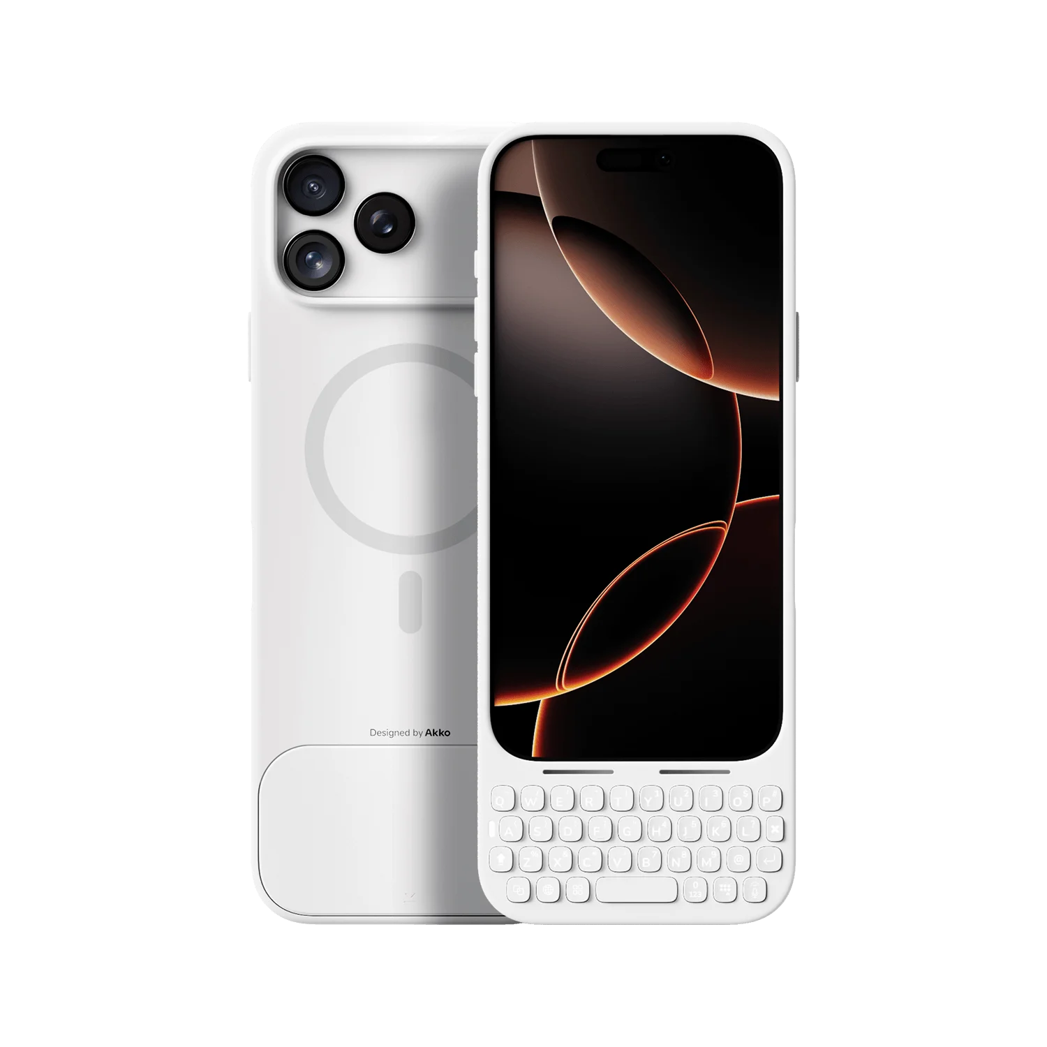 Akko MetaKey Phone case With Keyboard PU TPU with Magnetic Support