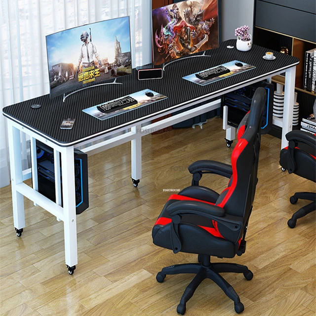 Mesa de Gaming para el hogar, mueble de oficina, escritorio de ordenador,  doble, e-sports, moderno