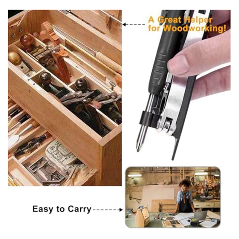 편심 레버 잠금 장치가 있는 깊은 구멍 연필, DIY 건축 연필, 알루미늄 합금 그래피티 도구