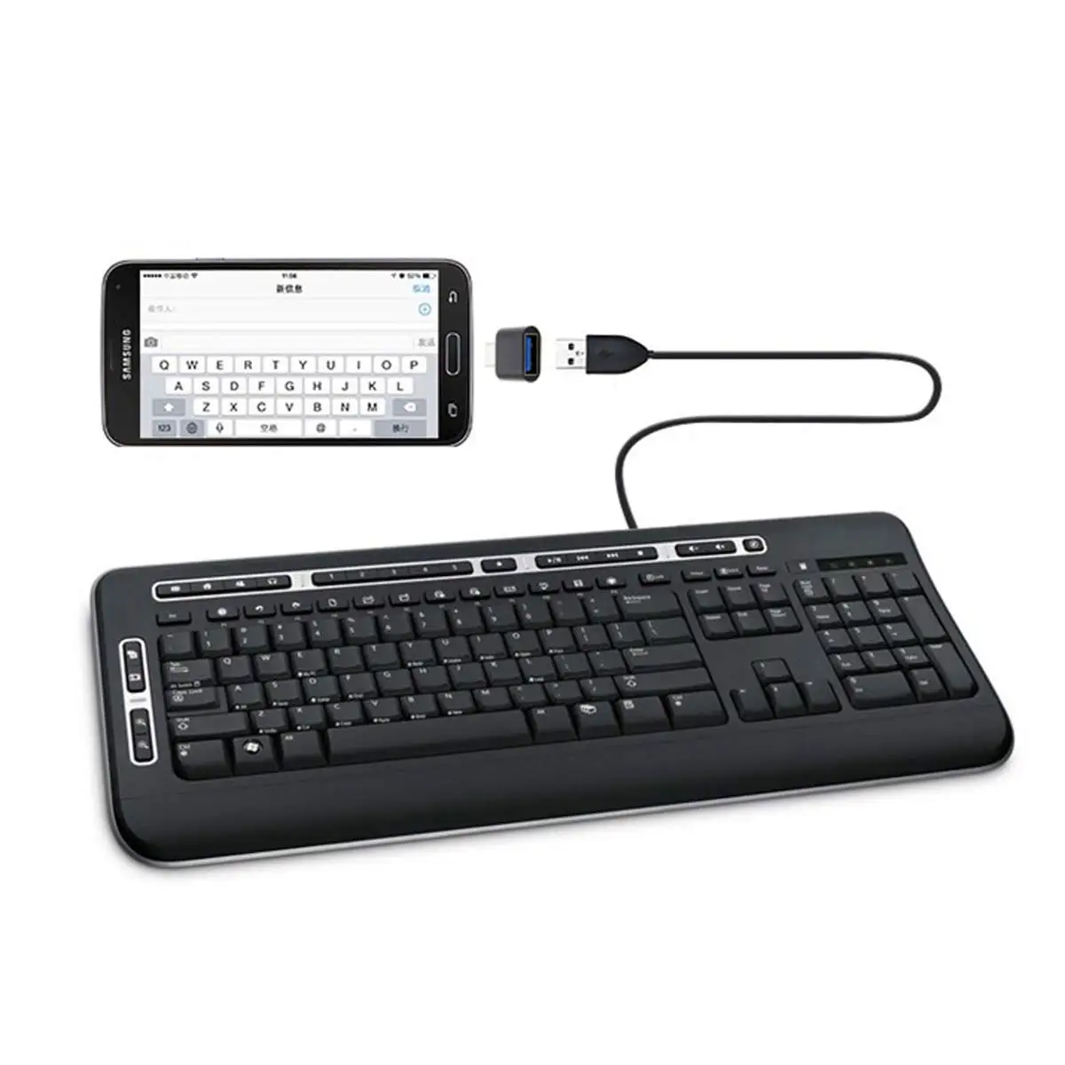 미니 타입-C-USB 어댑터 2.0 USB-C 남성 OTG A 여성 데이터 커넥터(MacBook ProiPadMini 6/ProMacBookAirType CDevice용)