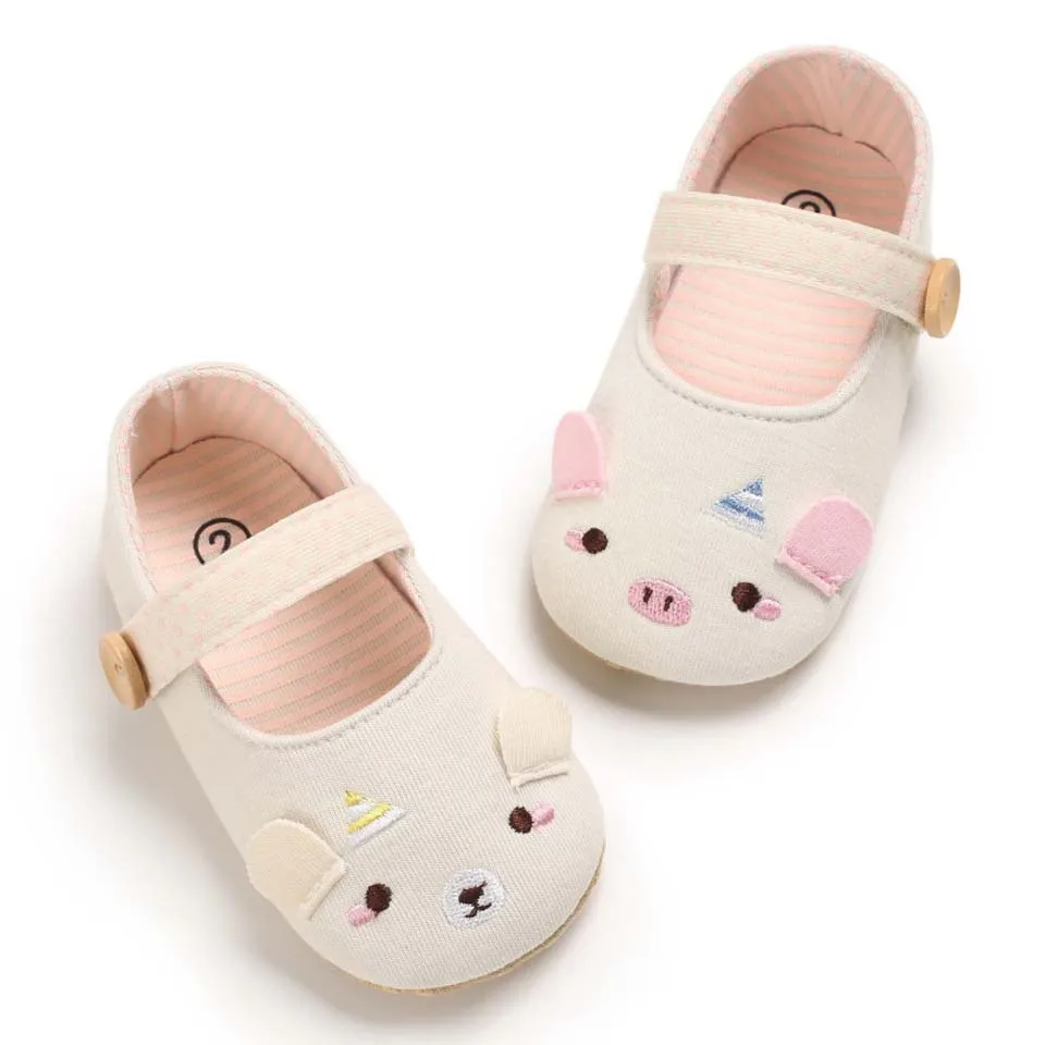 

Baby Shoes Girls Infant Soft Sole First Walker Toddle Princess Mary Jane Newborn Cute Lovely Animal Prints Prewalker 0-18 Months