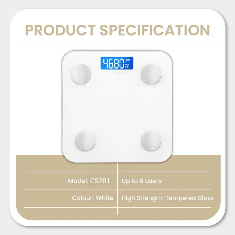 Accurate weight measurement intelligent body fat scale weight body fat scale LED household human digital electronic