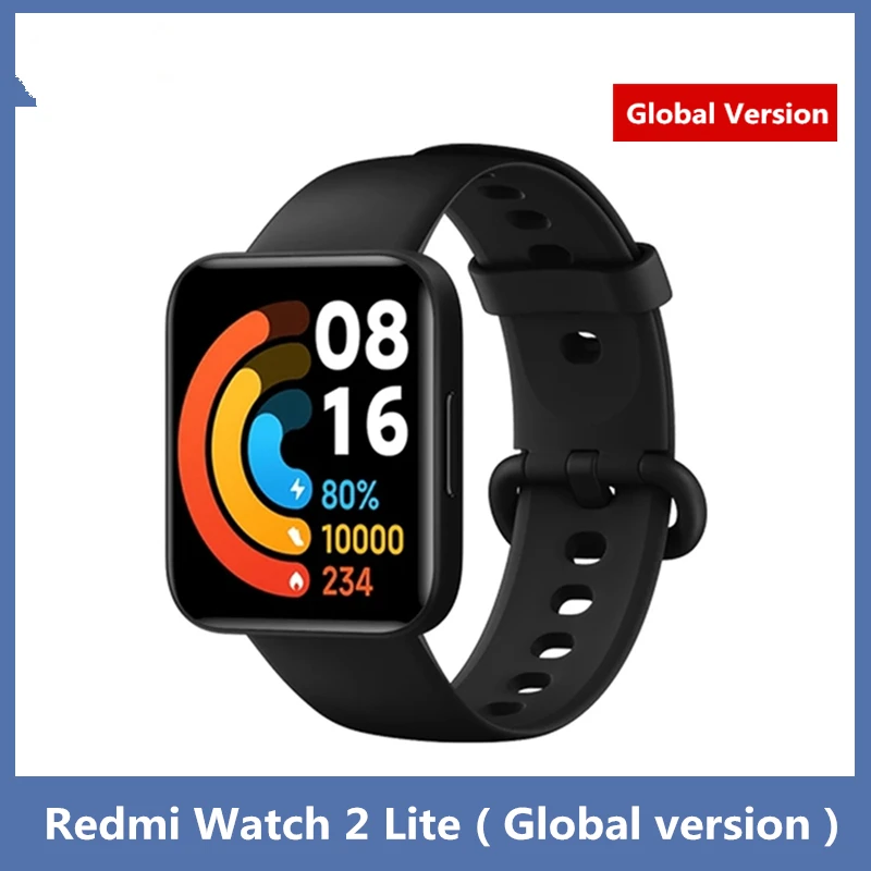 Умные часы глобальная версия Redmi Watch 2 Lite умные 1 55 дюйма HD GPS спортивные браслеты с