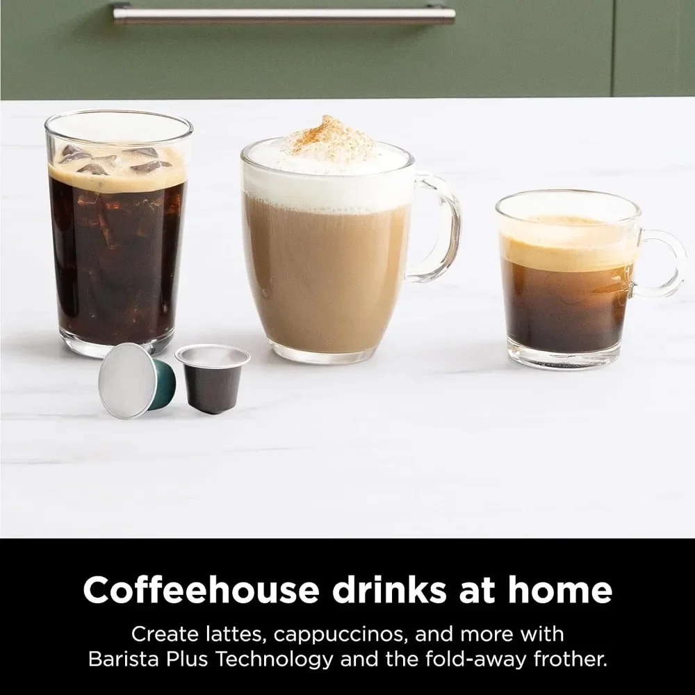 Espresso & Coffee Barista System, 3 Espresso Brew Styles, Single-Serve Coffee & Nespresso Capsule Compatible, 12-Cup Carafe