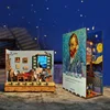 DIY Wooden Miniature Model Kit Van Gogh Book Nook Doll Houses 3D Puzzle Dollhouse With Furniture for Friends Birthday Gifts 1