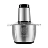 2 Speeds 500W Stainless steel 2L/3L Capacity Electric Chopper Meat Grinder Mincer Food Processor Slicer 1