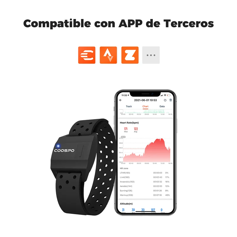 Montre GPS Cardio Ultrasport NavRun 500 - Noire - Occasion (peu Servie)