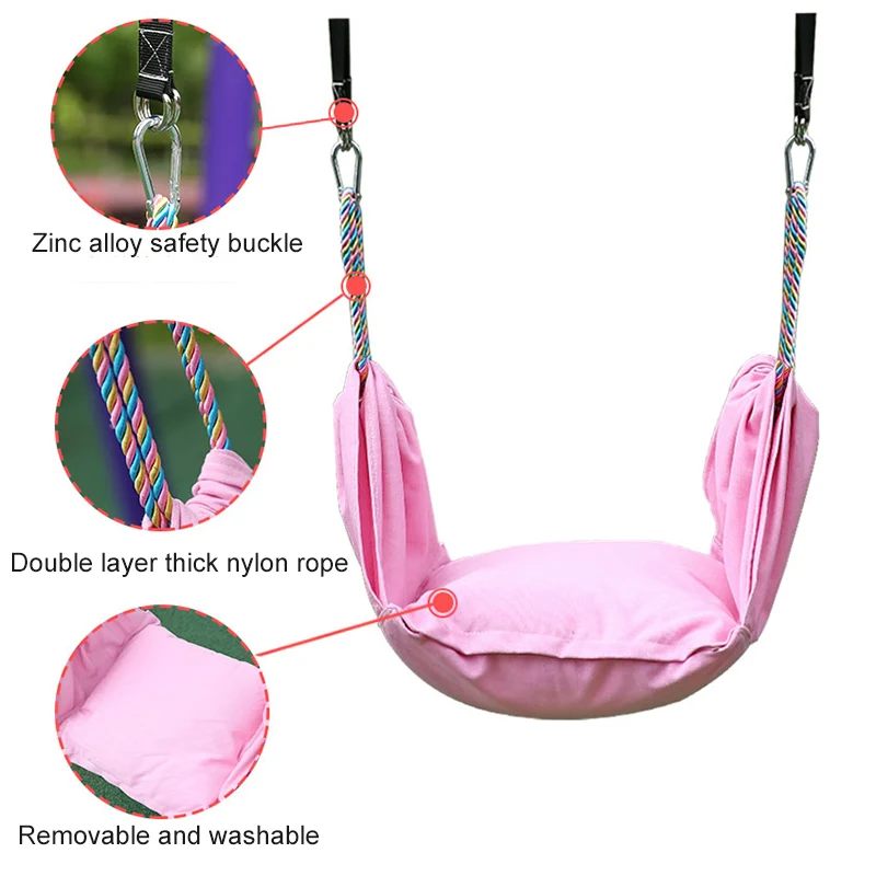 Load 200kg Hanging Chair Hammock Safety Swing Home Fitness Equipment Gym Door Horizontal Bar Fitness Ring Outdoor Sports турник