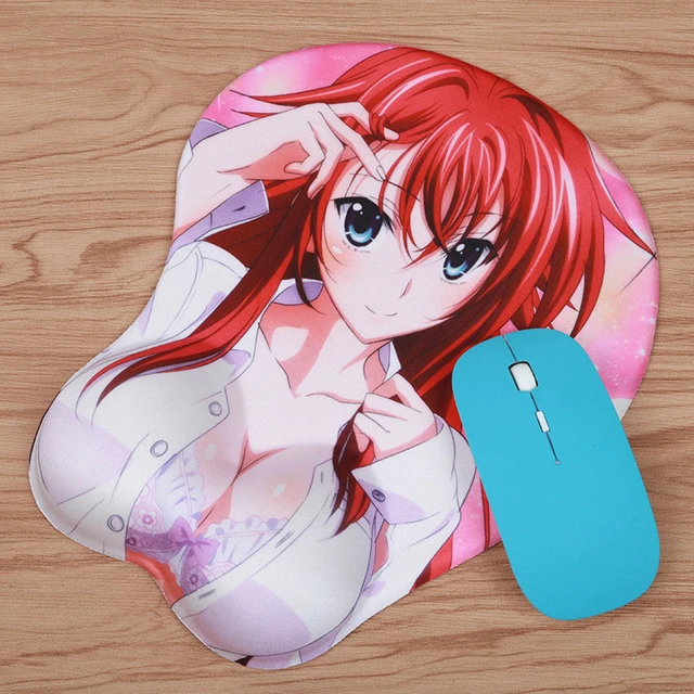 Tapis de souris de jeu Anime 3D mignon, clavier de poignet, sous