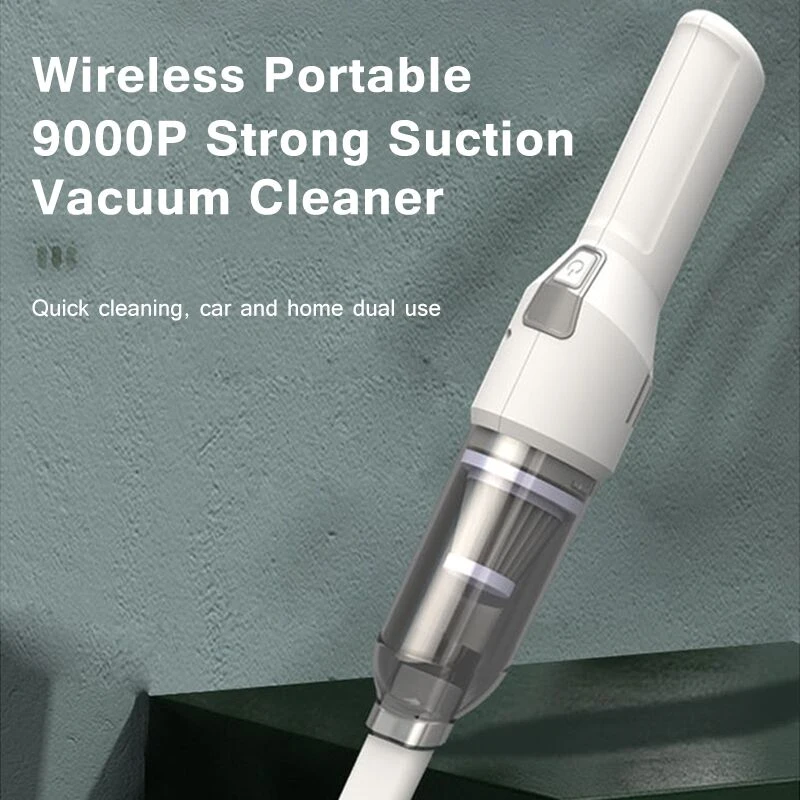 Car Wireless Portable Vacuum Cleaner Cordless Handheld Auto Vacuum Home & Car Dual Use Mini