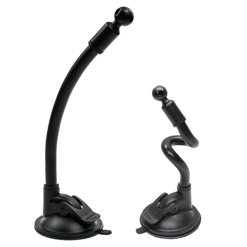 Saugnapf Autotelefon halter Basis 17mm Kugelgelenk Schwanenhals langer Arm für Windschutz scheibe Armaturen brett Auto Handy-Ständer